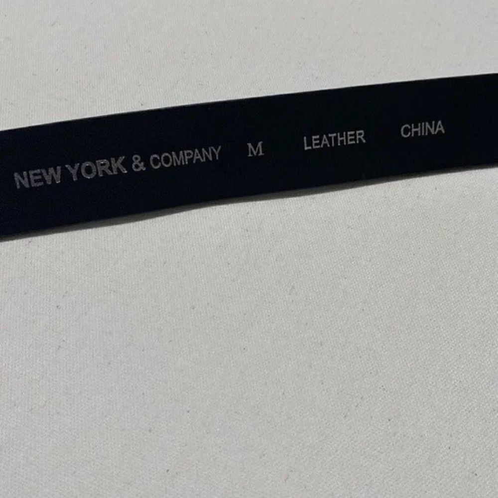 -New York & company leather belt women M embellishments boho festival rodeo y2k
